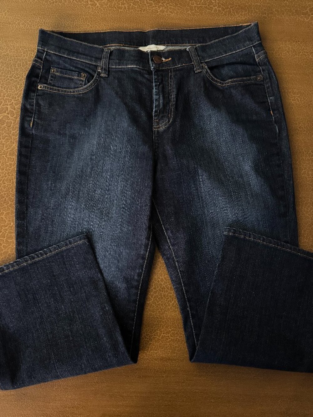 Garnet Hill Denim Capri Pants - Size 10P